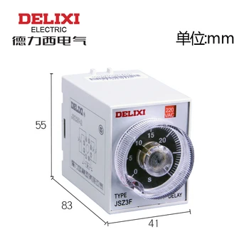 

DELIXI JSZ3F Cut off Power Time Relay Timer Switch JSZ3F Delay Time 30S 220v 380v