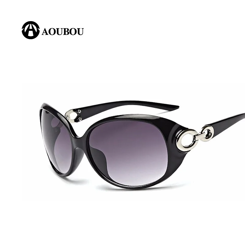 

AOUBOU Brand Design Women Polarized Sunglasses Black Oval UV400 Polycarbonate Sun Glasses Oclous Feminino 6195