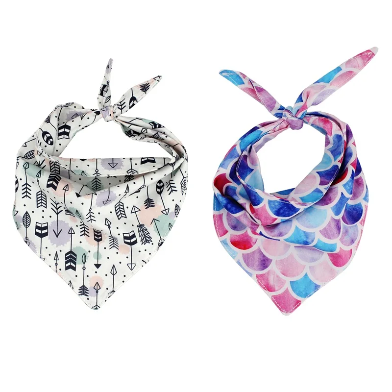 Skup Syrenka chustka dwustronna chustka dla psa muszka, akcesoria dla zwierząt domowych na prezenty