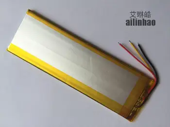 

ailinhao Universal Battery Pack for 7" Digma Optima 7.7 3G T7027MG/Irbis TX33 3G Tablet Replacement 3Cables Inner Polymer li-ion