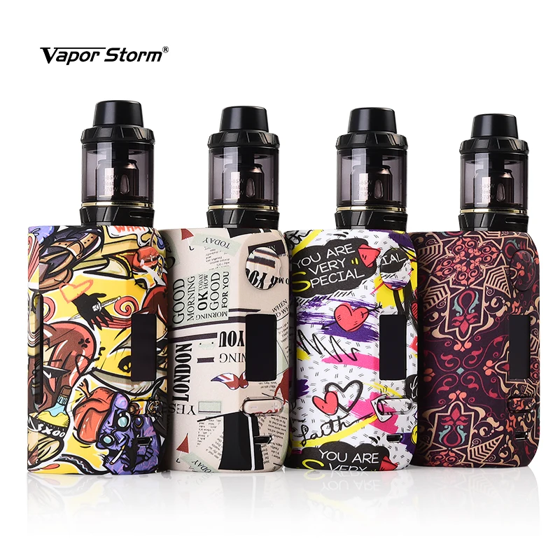Электронная сигарета Vapor Storm 200 Вт vape Box Mod kit emperature Control Hwak vaporizer Tank vaper e cigs RDA RBA