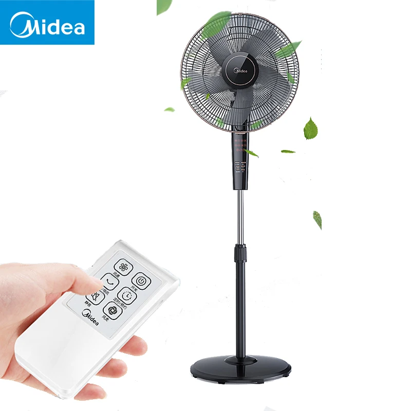 

Floor Standing Fan Remote Control Air Blower Timer Mute 9 Kinds Wind Vertical Household Dormitory Shake Head Cooler Ventilator