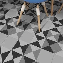 Европейские обои наклейка-бордюр черно-белая имитационная Плитка Талия Водонепроницаемая самоклеющаяся ПВХ(случайный цвет