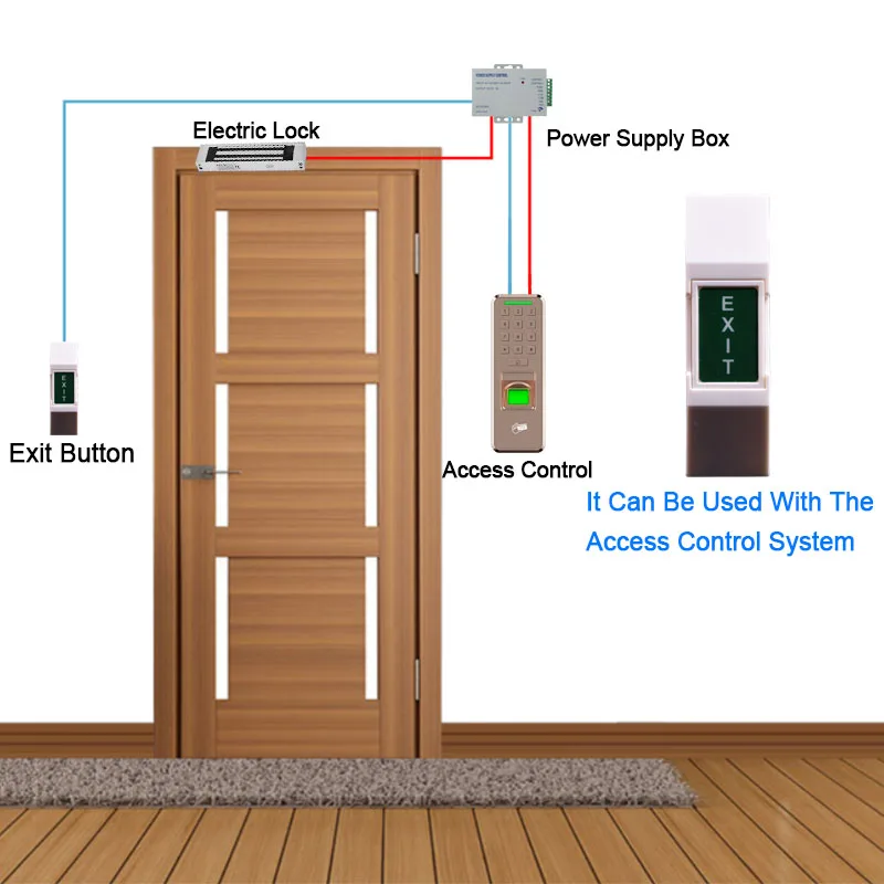 Door Exit Button Release Push Switch For Door Access Control System Electronic Door Lock NO COM Lock Sensor Switch Access Push