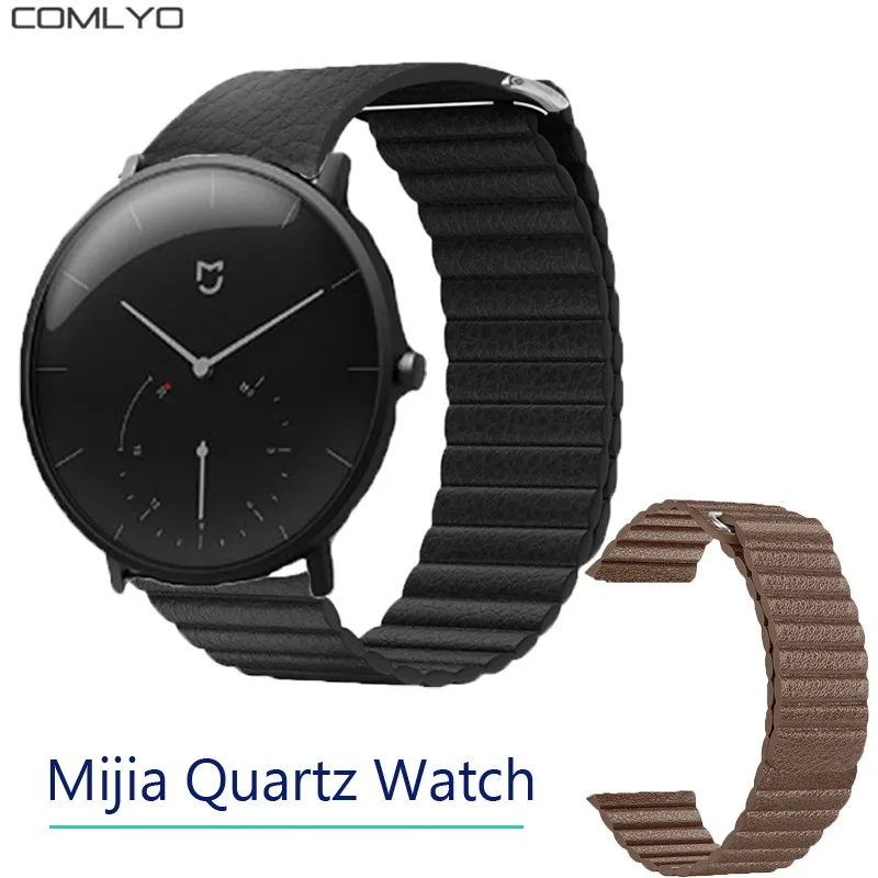 

Wrist Bracelet for Xiaomi Mijia Quartz Watch Strap Leather Magnetic Wristband band for Xiaomi Mijia Quartz Watch Belt