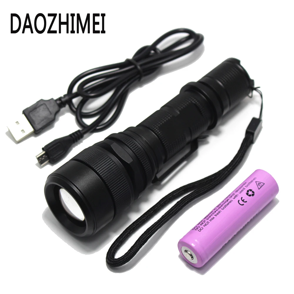 

9000LM XM-L2 Tactical Flash light Waterproof Rechargeable tactical Zoomable 5 Modes LED Torch Flashlights For Camping By 18650