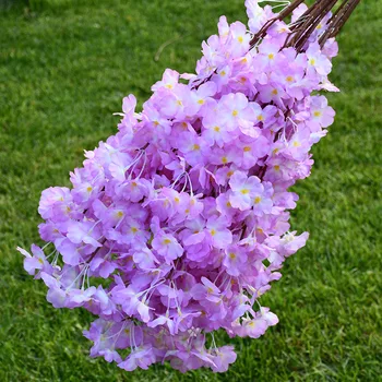 

Simulation of Multi-layered Cherry Blossom Branches Encrypted 4 Branches Wedding Decoration Arches Flower Arrangement