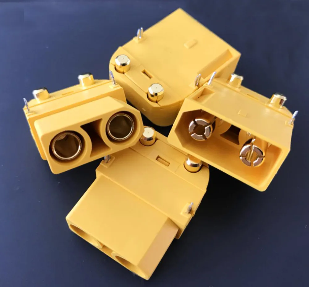 3pcs Amass XT90PW 4.5mm Gold Plated Banana Plug model circuit board