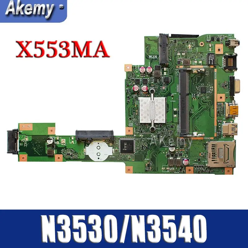 Najtaniej Nowy Amazoon X553MA laptopa płyta główna do asusa X553MA X553M A553MA D553M F553MA K553M Test oryginalne płyty głównej płyta główna N3530 N3540 4 Core