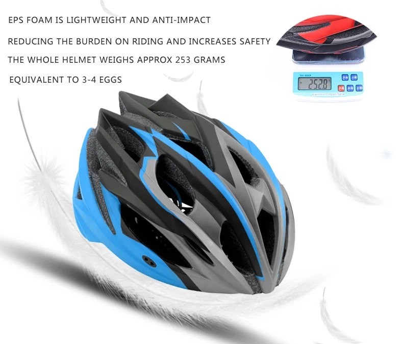 X-TIGER Ultralight Cycling Helmet EPS+PC Cover MTB Bike Helmet Integrally-mold Cycling Mountain Bicycle Helmet MTB Bike Helmet