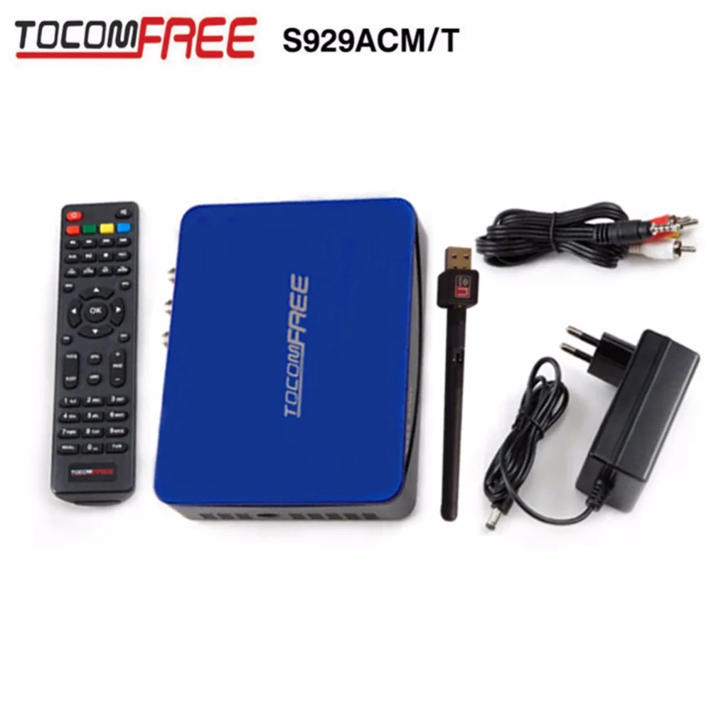 NUEVA FTA Receptor Digital De Sat lite Tocomfree S929ACM T Con Tres