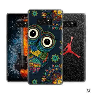 Lulumi узор чехол для Samsung Galaxy Note 8 Мягкие TPU 0.6 мм Книги по искусству Дизайн c Ун
