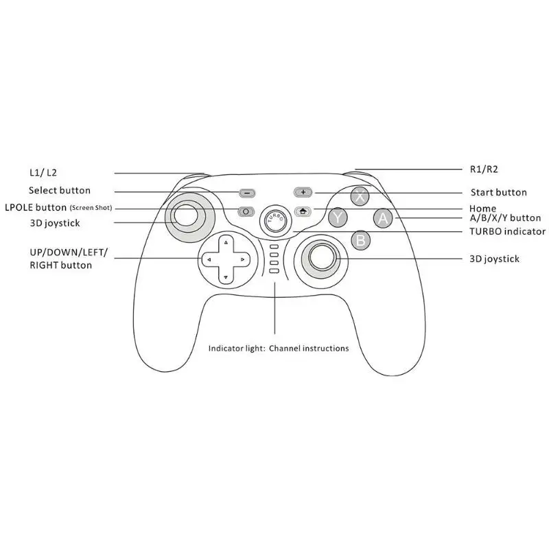 Беспроводной игровой контроллер Bluetooth Джойстик Геймпад с скриншотом вибрации для Nintend консоли коммутатора