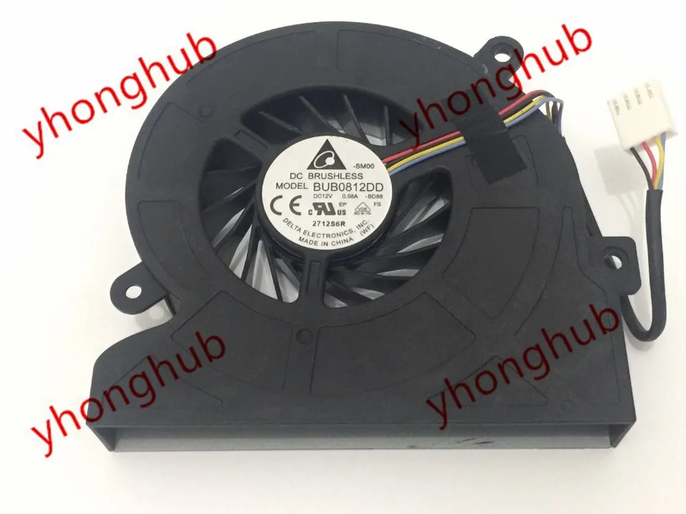 

4-проводной серверный охлаждающий вентилятор Delta Electronics BUB0812DD BD88 DC 12 В 0.58A