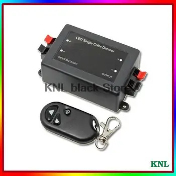 

Free Shipping DC Low Voltage Wireless Control Black Led RF Dimmer