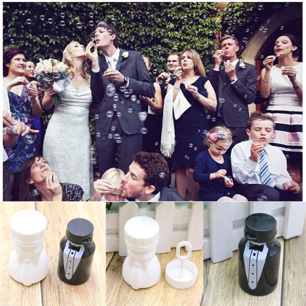 

Free ship White Wedding Cake Party Reception Bubble Bottle table decor kids wedding party decoration decor wedding decoration