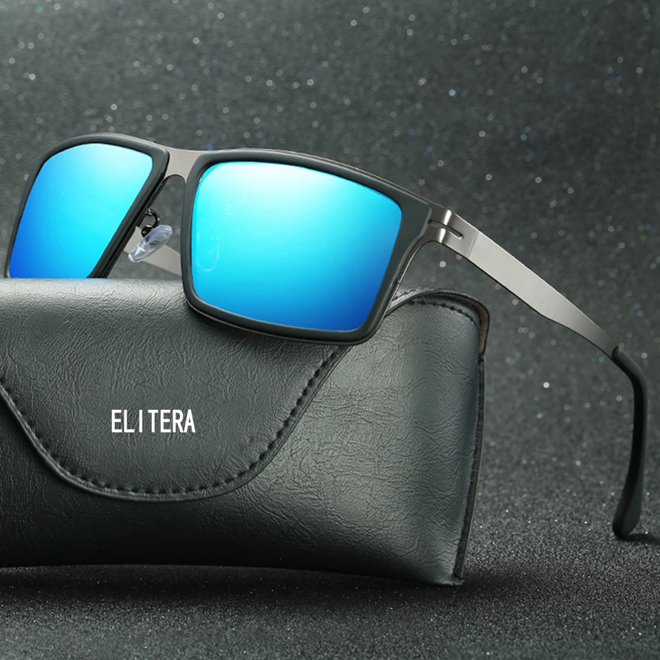 Мужские Винтажные Солнцезащитные очки ELITERA дизайнерские поляризационные для
