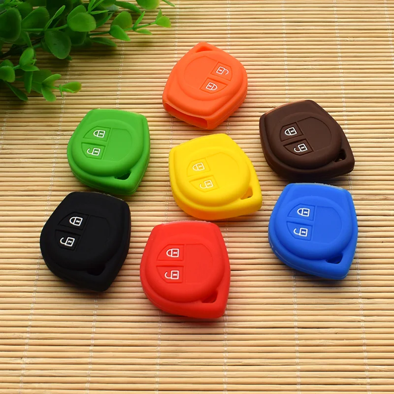 

For Suzuki Amagatarai SX4 Swift Vitara 2 Buttons Remote Key protect Silicone rubber Car key Cover case accessories