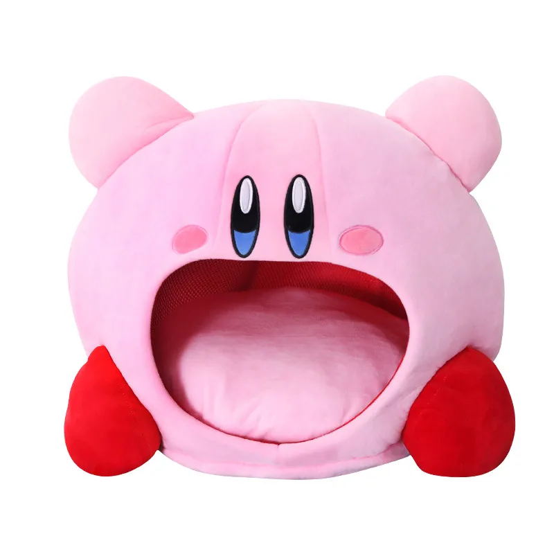 Cena Super kawaii Anime cosplay z grą Kirby Siesta Toe Box pluszowa miękka poduszka do spania czapka świąteczny prezent