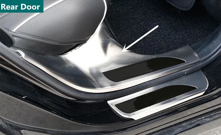 Подходит для Honda Accord 2013-2017 Нержавеющая Накладка на порог внутри серебристый |