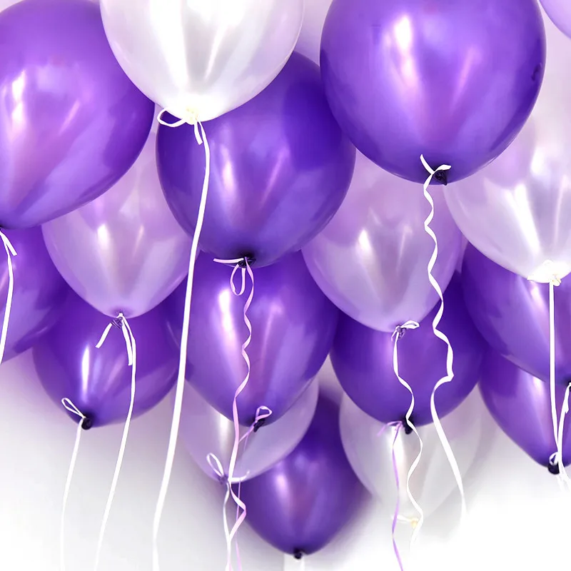 

100 Pcs Emulsion Balloon Helium Thickening Pearl Celebration Party Wedding Birthday Decoration Balloons Y1027 A