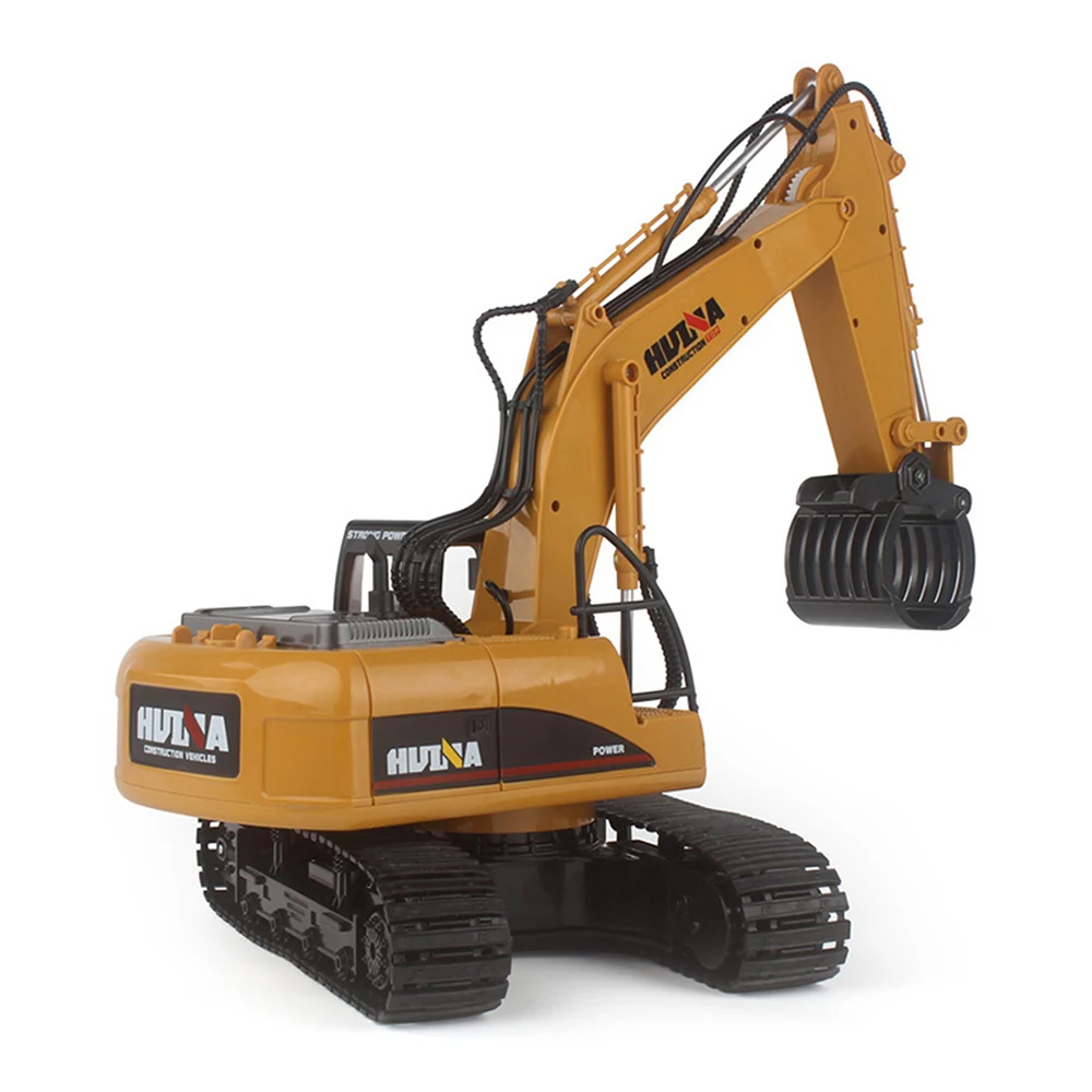 HuiNa 1570 RC Автомобиль 2 4G 1:14 экскаватор 16 каналов металлическая зарядка