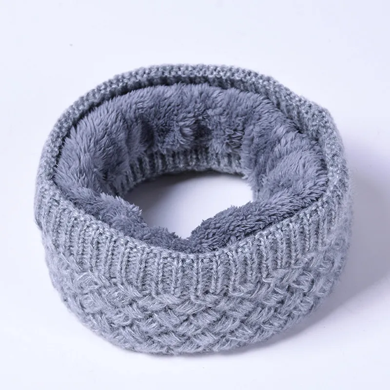 

Unisex Men Women Winter Knitted Neck Scarf Fleece Warmer Neck Gaiter Tube Face Mask Beanie Thermal Warm Versatility AA10072