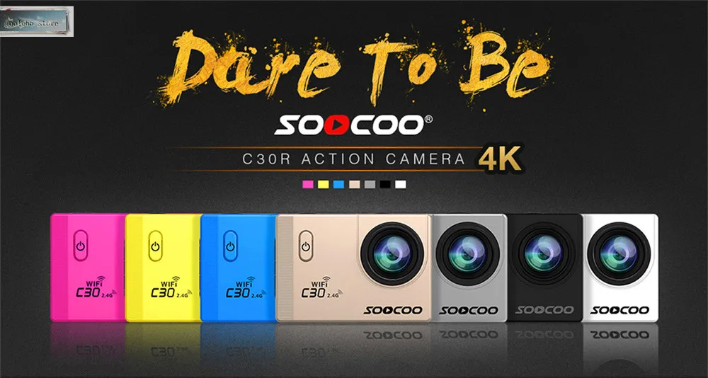 Спортивная камера SOOCOO C30R 4 K Wifi гироскоп 30 м водонепроницаемая регулируемая углы