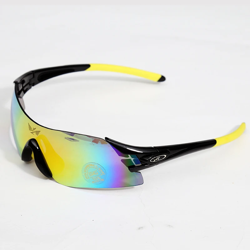ГОРНЫЙ ПИК поляризационные велосипедные очки, велосипедные солнцезащитные очки, велосипедные очки, очки для глаз, очки, защита от ультрафиолета 91 - Цвет: Черный