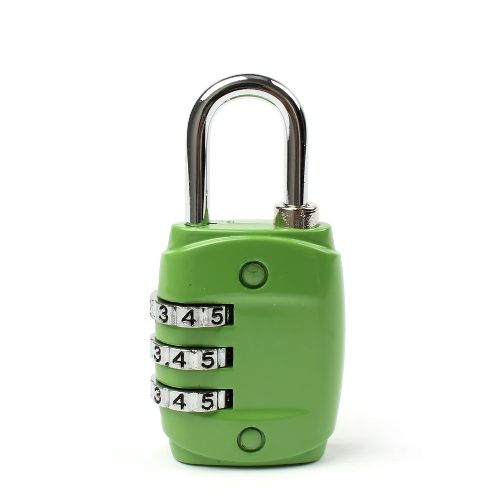 

Best quality 1pcs Multi - color password lock, alloy luggage padlock, cabinet lock 30*13*61mm