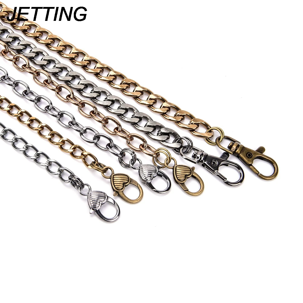 6 Styles High quality metal purse chain women's handbag hanles and shoulder straps chain diy chain bag strap chain