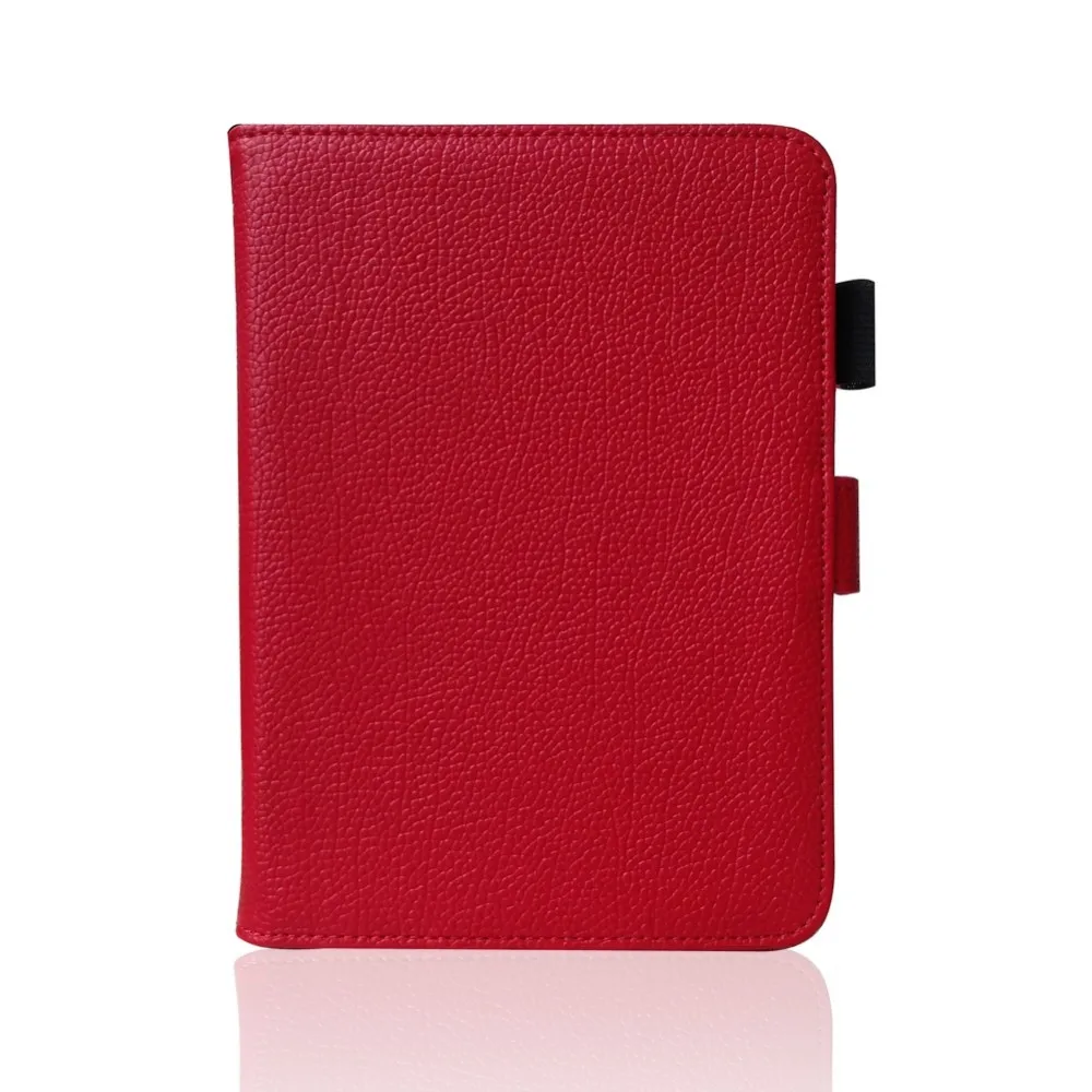 Уникальный кожаный чехол ENJOY для устройства чтения PocketBook 602603612 - Цвет: Красный