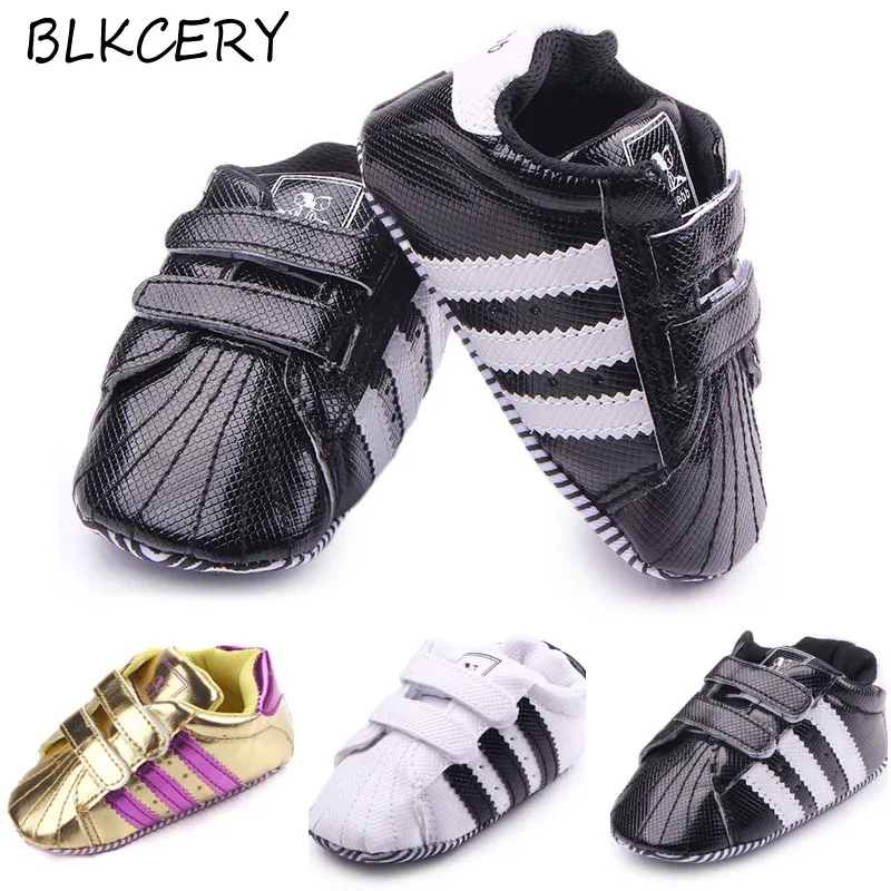 

New Brand Infant Leather Baby Shoes for Girl Shoes 1 Year Boy Moccasins Hook-loop Toddler Sneakers Newborn Footwear First Step