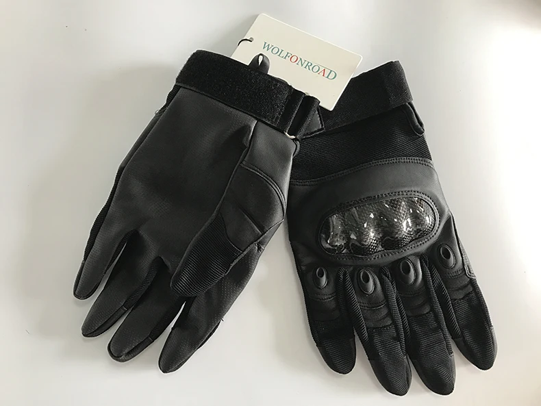WOLFONROAD Спорт на открытом воздухе скалолазание перчатки мужские Полный Палец Тактические перчатки для пейнтбола альпинизма L-YWHX-03