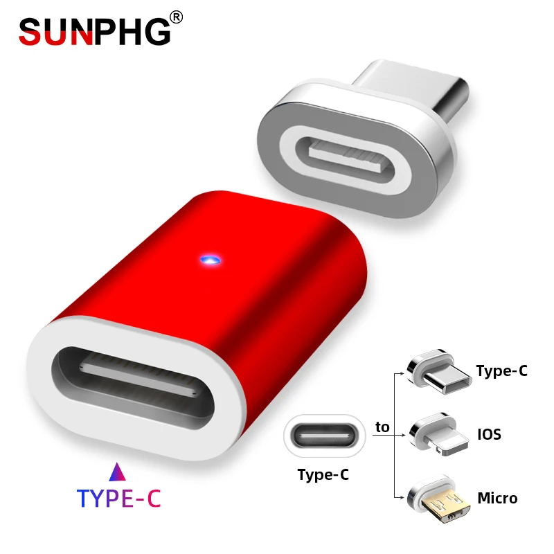 

SUNPHG Mini USB-C Type-C to 8 Pin ios Adapter Fast Charging Data Type C Female to Male for iPhone XS Max XR X 7 8Plus Converter