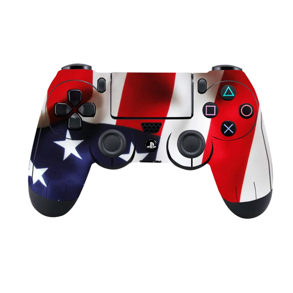 1PC Skin Controller Cases Sticker Game Protective Case Cover for PS4 8 Different Kinds Skin Sticker for PlayStation 4 Controller 