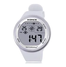 XONIX Auto Calibrage Internet Calendrier Hommes Montres de Sport Étanche 100 m Numérique Montre De Natation de Course Montre-Bracelet Montre Homme