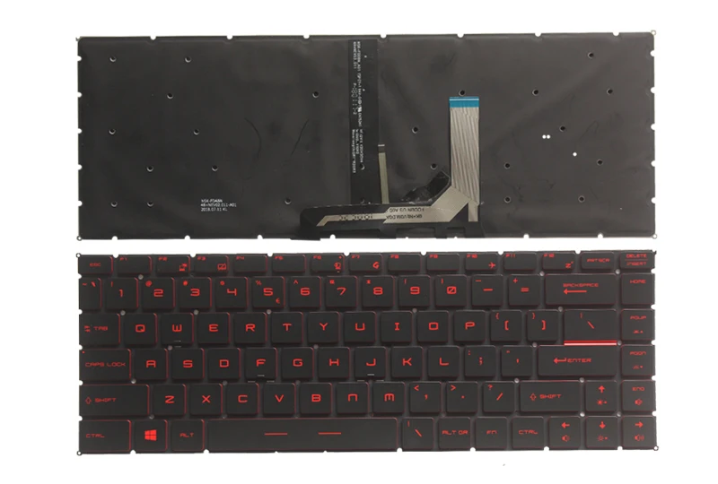 Новая клавиатура США для MSI GF63 uslaptop клавиатура с Подсветка