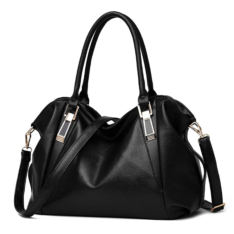 

2018 Fashion Designer Women Handbag Female PU Leather Bags Handbags Ladies Portable Shoulder Bag Office Ladies Hobos Bag Totes