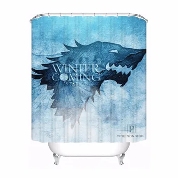 

Custom Waterproof Shower Curtain Game of Thrones Printed Bathroom Decor Various Sizes #180320-02-242