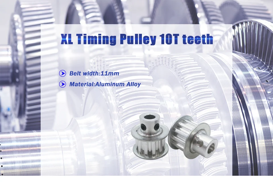 LUPULLEY XL 10 т зубчатый шкив 10 зубов диаметр 4/5/6/6,35/8 мм Алюминий сплав приводной ременный шкив для 10 мм синхронный ремень