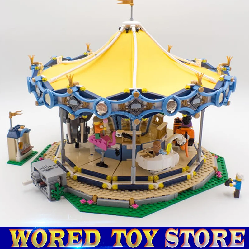 

New Lepin 15036 2705Pcs Genuine Street Series The New Carousel Set toys for Children Building Blocks Bricks Model legoed 10257