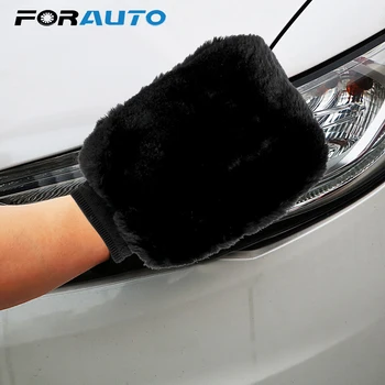 

FORAUTO High Water Absorption Auto Care Washing Gloves Soft Artificial wool Car Wash Brush Cloth