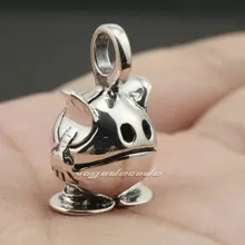 Твердый кулон из стерлингового серебра 925 пробы 8A025(ожерелье 24 дюйма