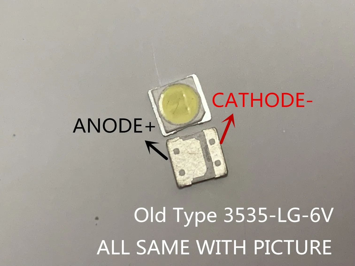 Для LG SMD LED старого типа led 10 шт. 3535 6 в холодный белый Чип 2 Вт для телевизора/ЖК