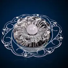 Дизайн современные коридор Зеркало Потолочный светильник проход веранда Освещение Подпушка поверхности кристалла установлен светодиодный Потолочные светильники