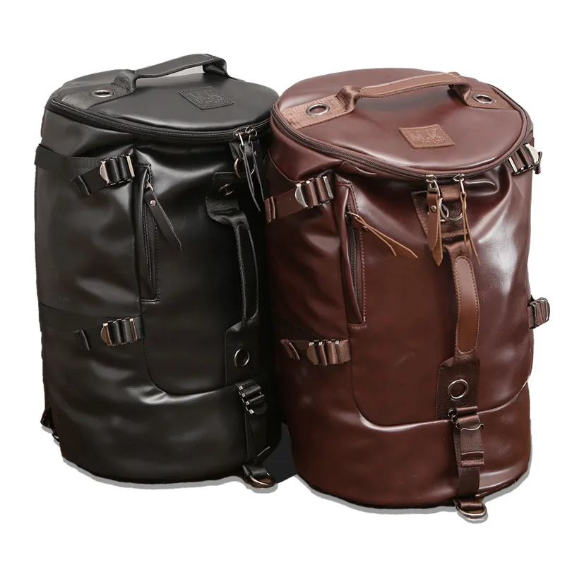 2018 New Arrival Leather Travel Bags for Men Large Capacity Portable Male Shoulder Bags Men's Handbags Vintage Travel Duffle Bag 2018 New Arrival Leather Travel Bags for Men Large Capacity Portable Male Shoulder Bags Men's Handbags Vintage Travel Duffle Bag