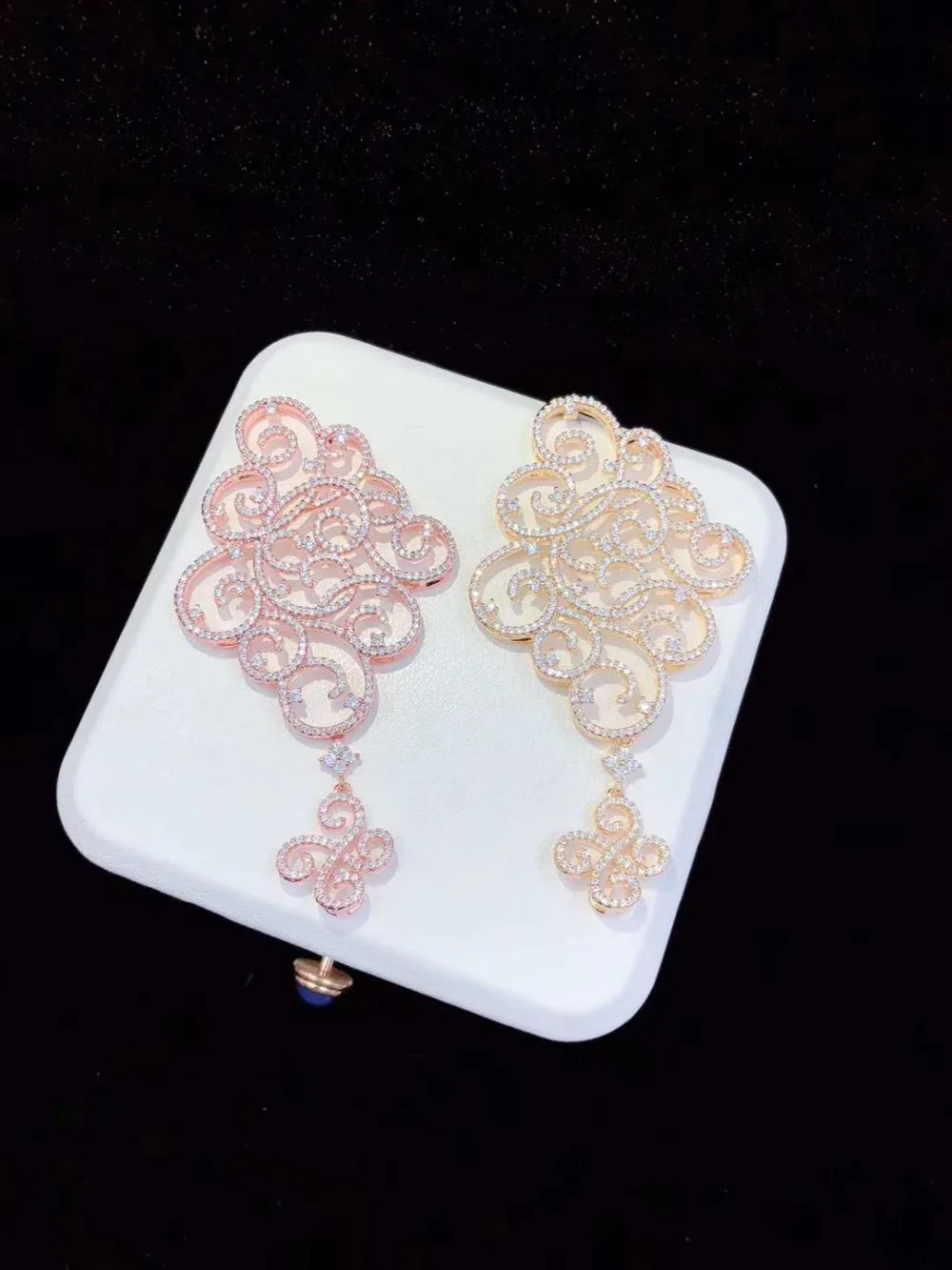 Women s High Quality Golden plated Paved CZ Necklace Pendant Connectors Cubic Zirconia DIY Jewellery Making Women s High Quality Golden plated Paved CZ Necklace Pendant Connectors Cubic Zirconia DIY Jewellery Making