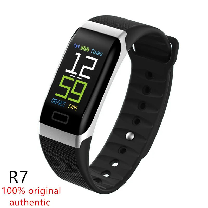 

R7 smart bracelet ip67 waterproof heart rate blood pressure sleep monitoring fitness tracker smart band Android IOS PK M4 G26
