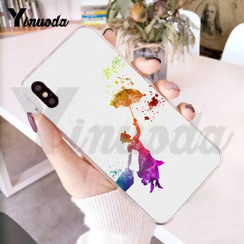 Yinuoda Mary Poppins Coque Shell аксессуары для телефонов Чехол для iPhone 8 7 6 6S Plus X 10 5 5S SE XS MAX XR11 11pro 11promax